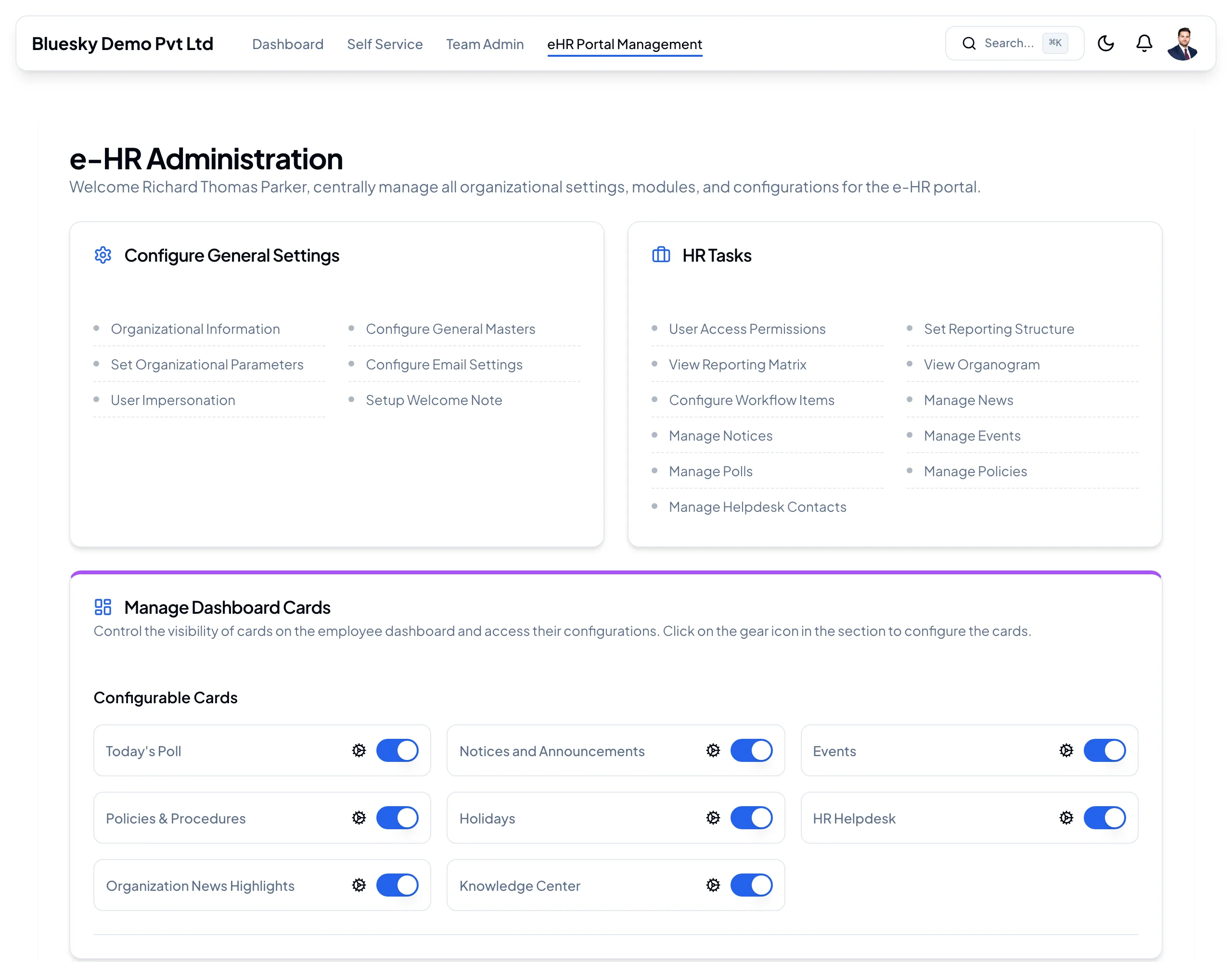 e-HR Administration