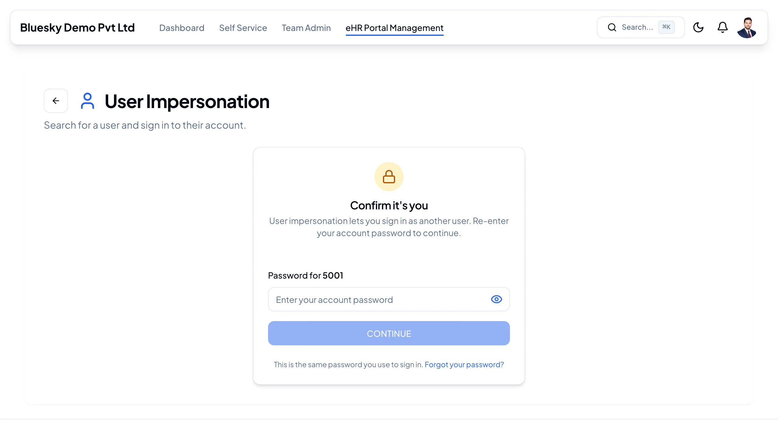 User Impersonation