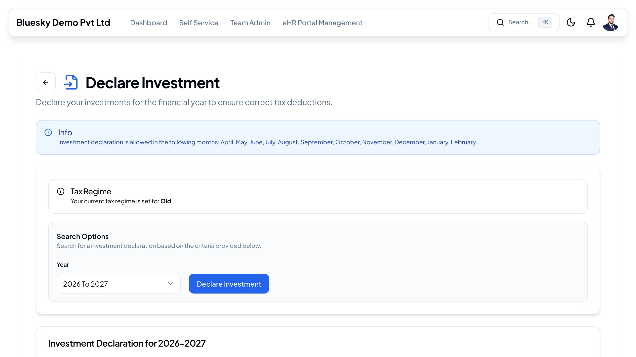 Declare Investment