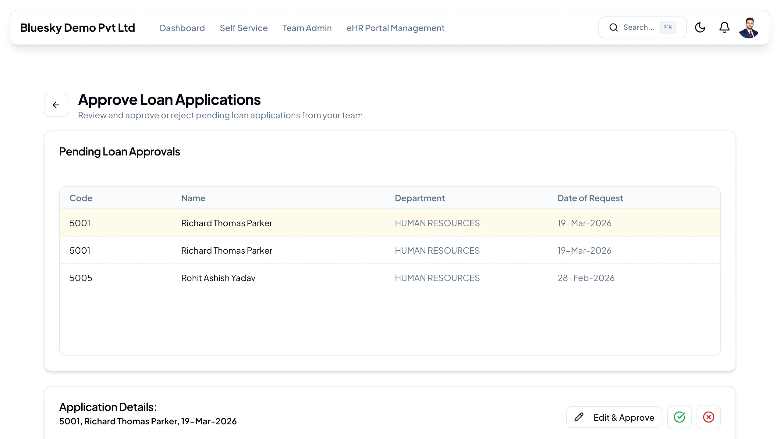 Approve Loan Applications