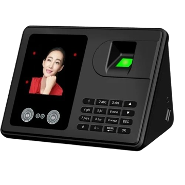 Face recognition and fingerprint attendance terminal with keypad
